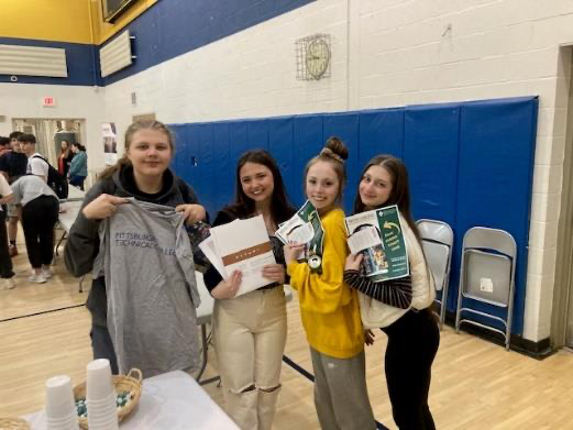 Students at a Career Fair